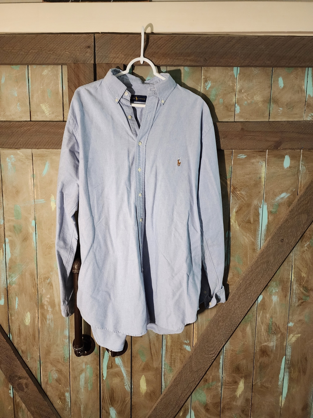 Polo by Ralph Lauren Light Blue Button-Down Oxford Shirt